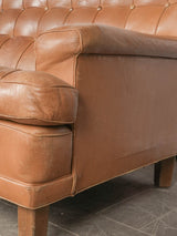 Effortlessly stylish vintage leather couch