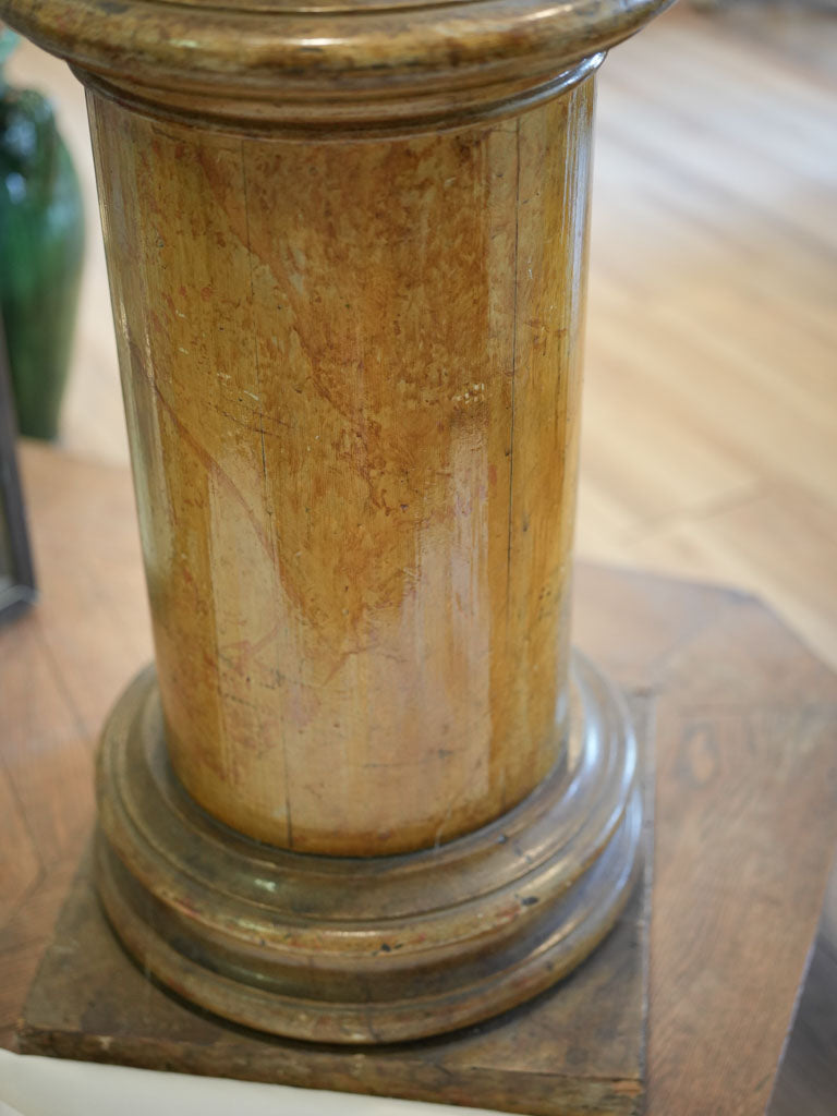 Unique eclectic style figure torchère