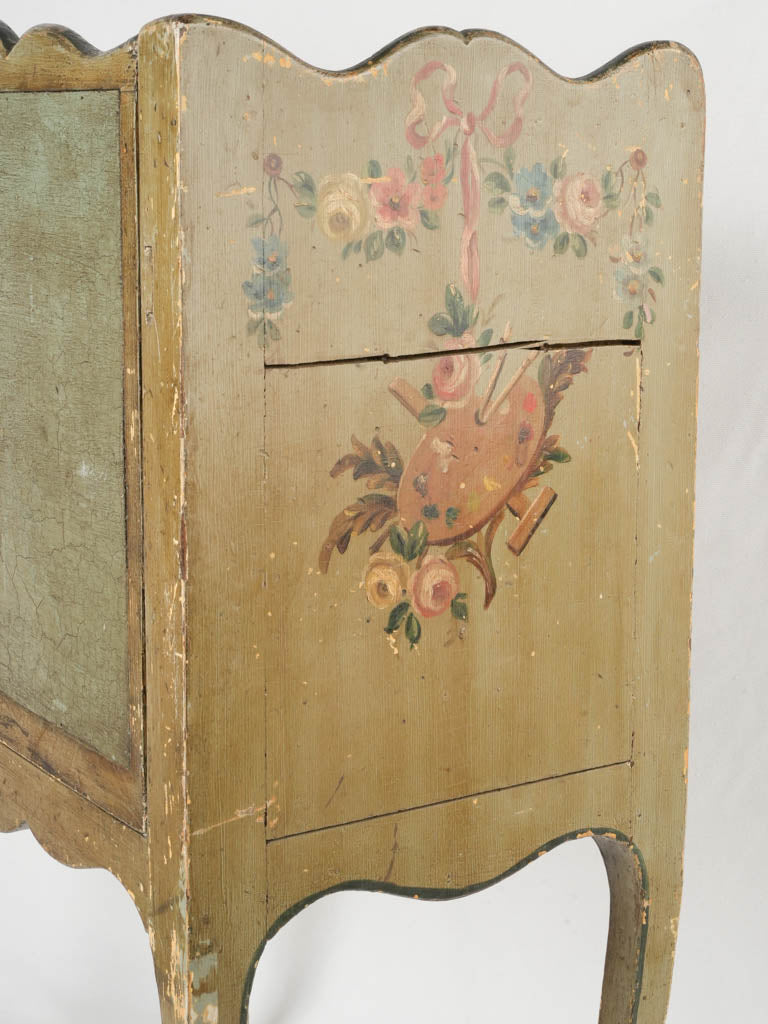 Distinctive retractable mirror nightstand