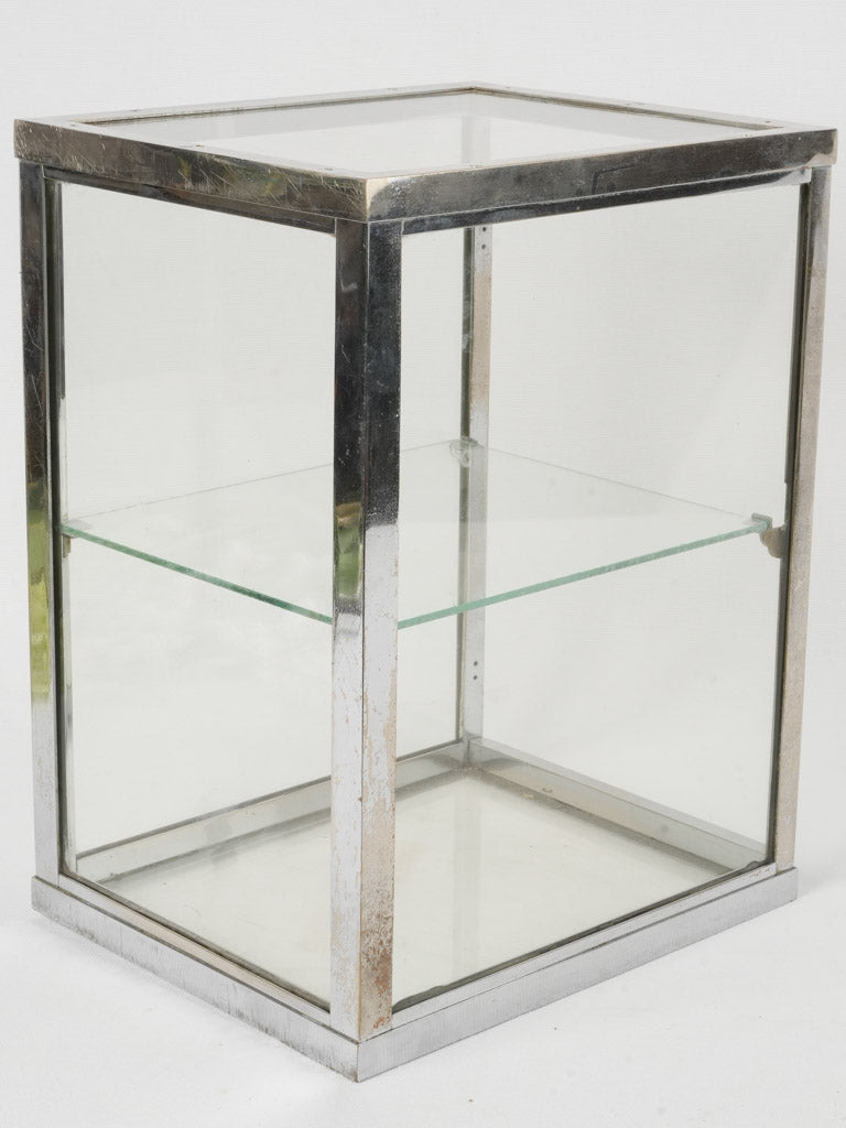 Mid-Century Glass Retail Showcase Vitrine