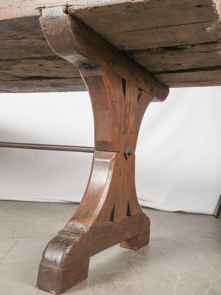 Antique French monastery table 98½" x 33½"