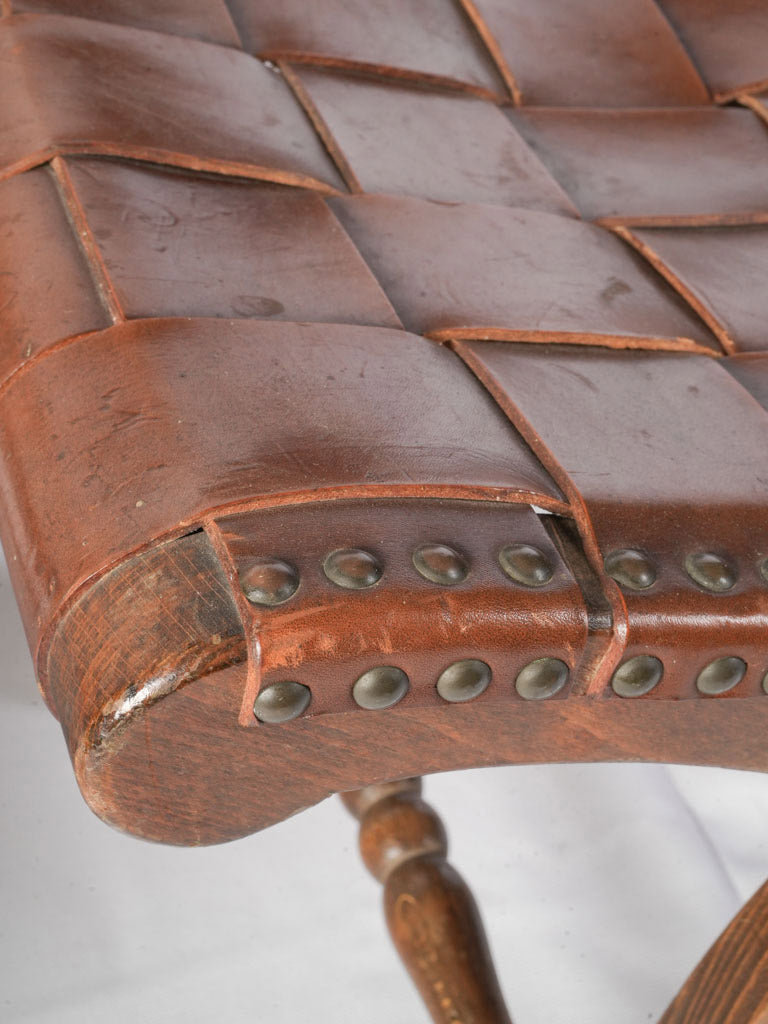 Curule-inspired chic slipper chairs
