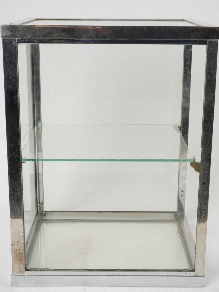Sleek Minimalist Glass Collectibles Display Case