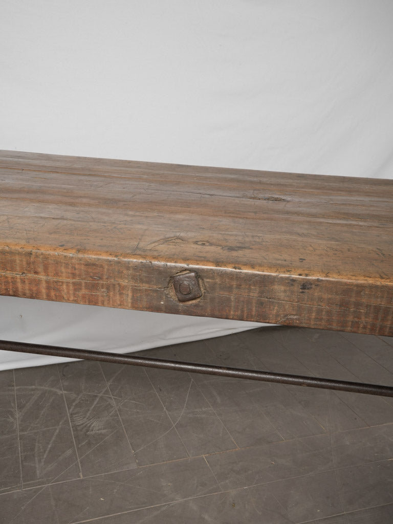 Antique French monastery table 98½" x 33½"