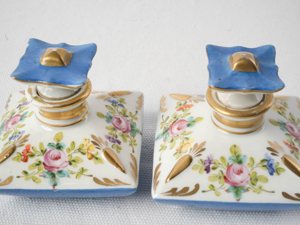 Opulent rich blue perfume ware