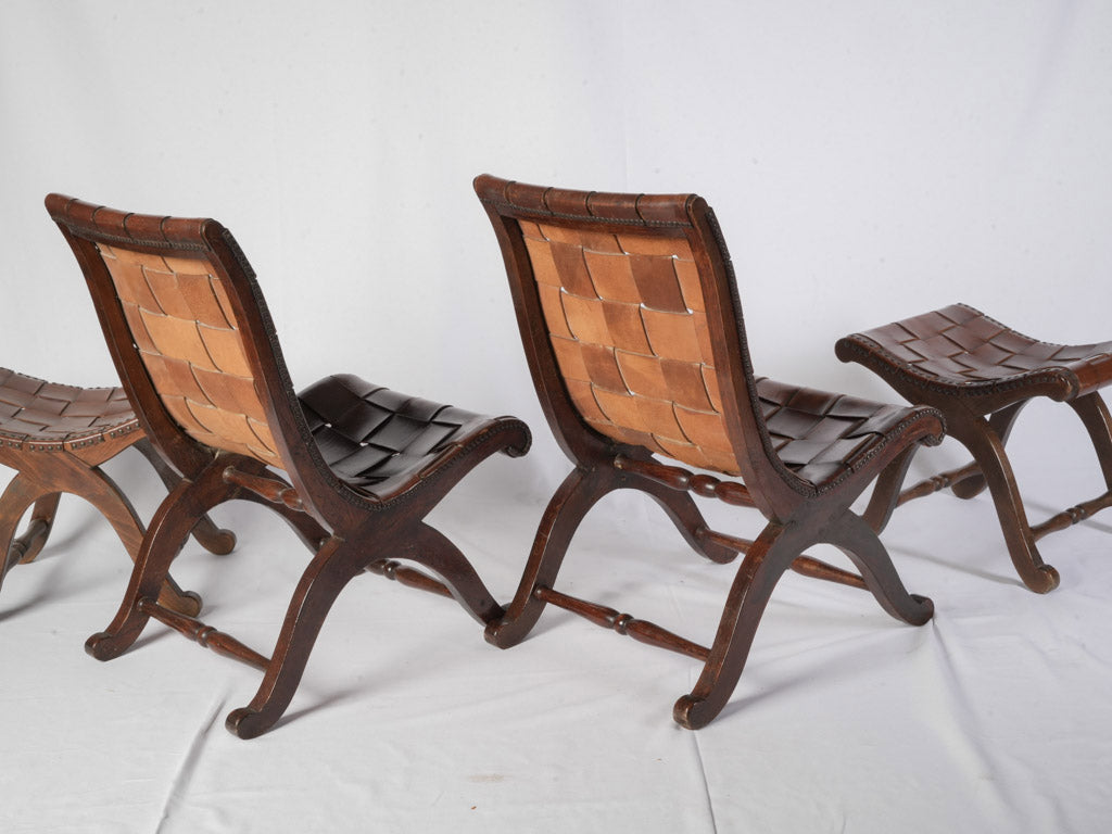 Designer collectible lounge furniture pair