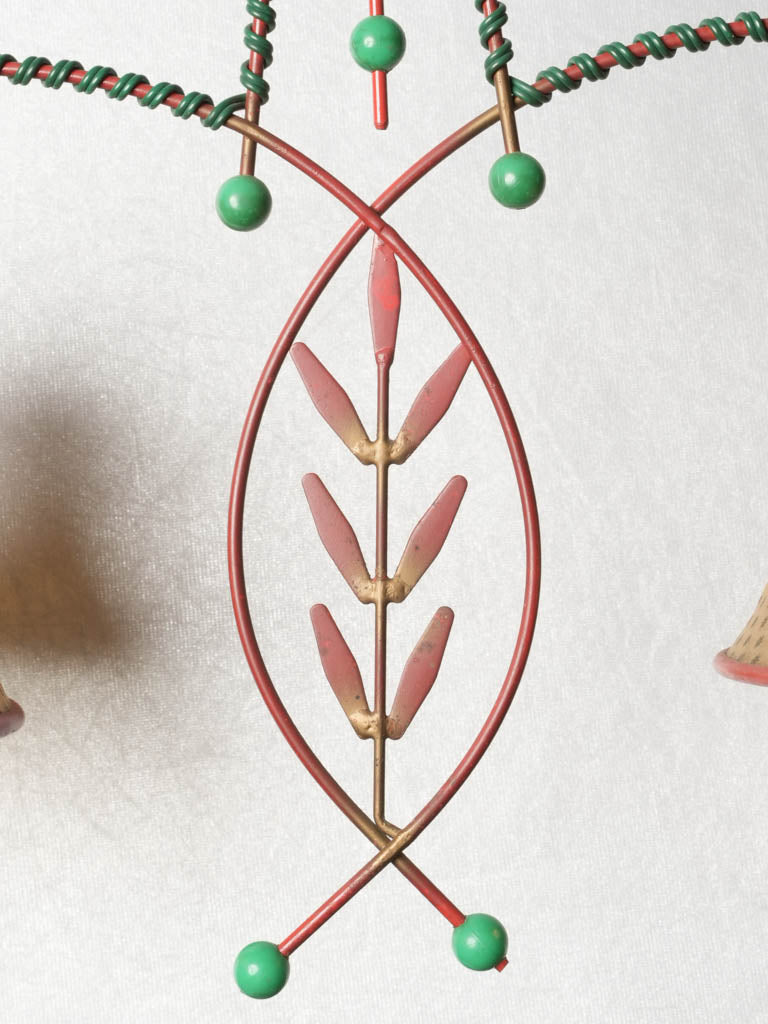 Delicate, re-electrified twin lampshades