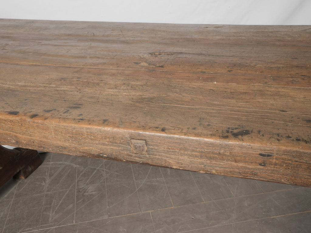 Antique French monastery table 98½" x 33½"