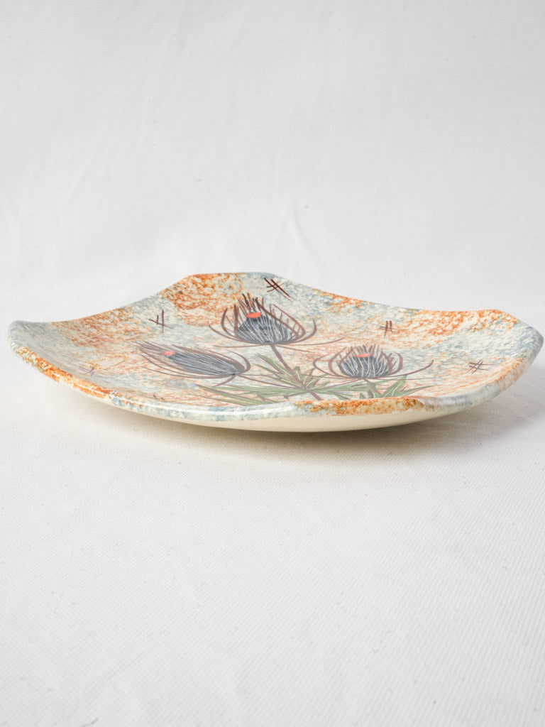 Antique French geometric dinnerware