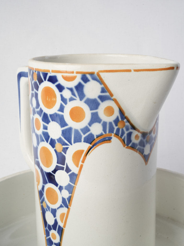 Vibrant geometric patterned wash set