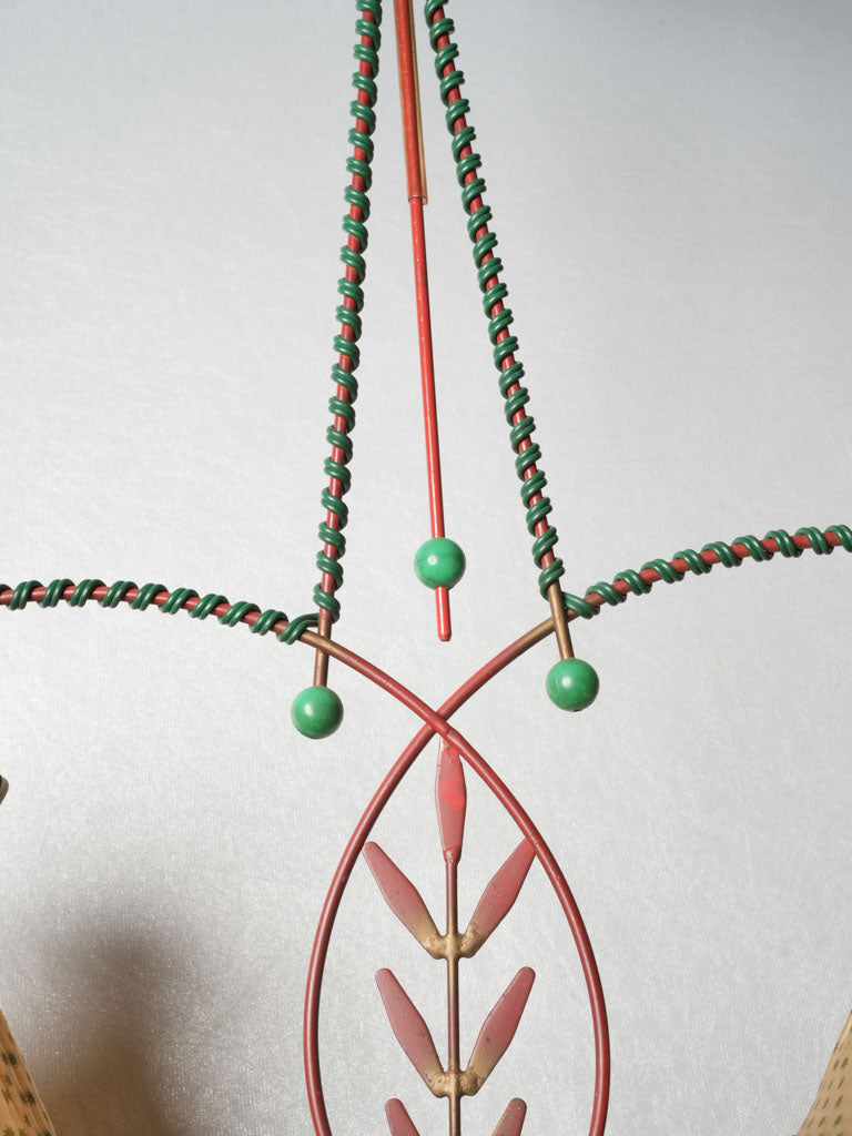 Antique, re-electrified French wall light