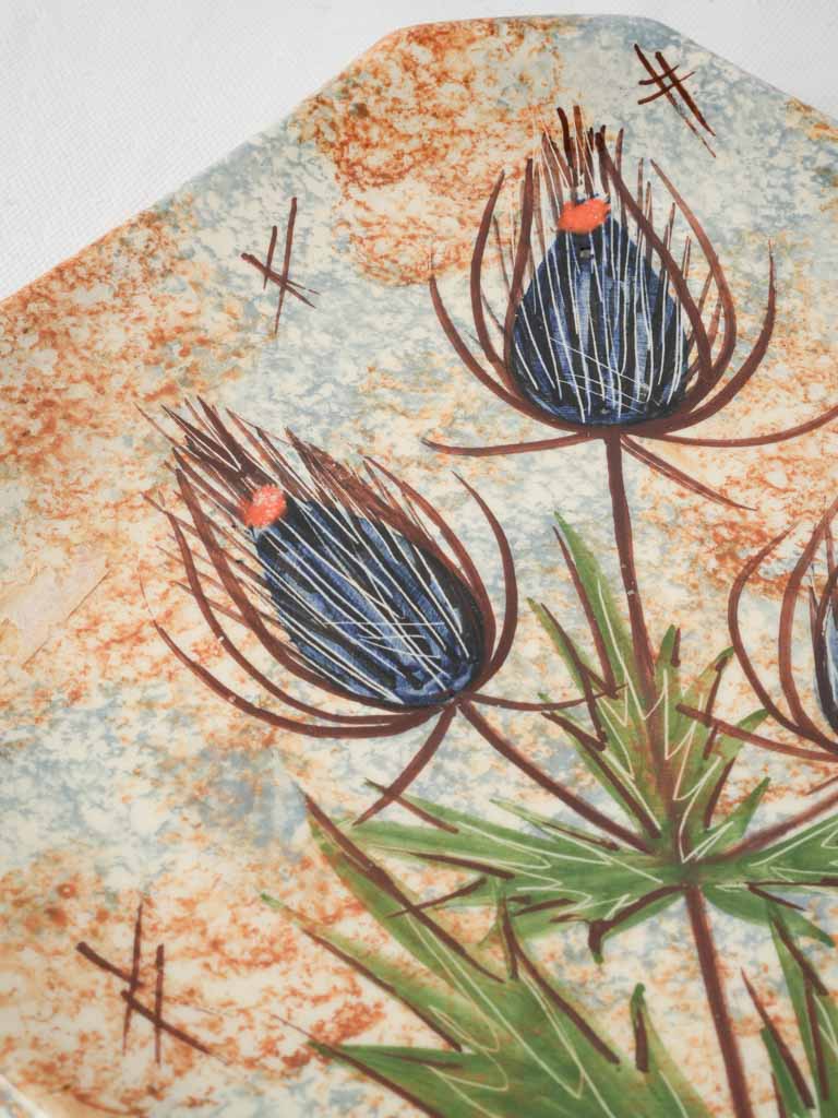 Colorful 1960s wall display dish