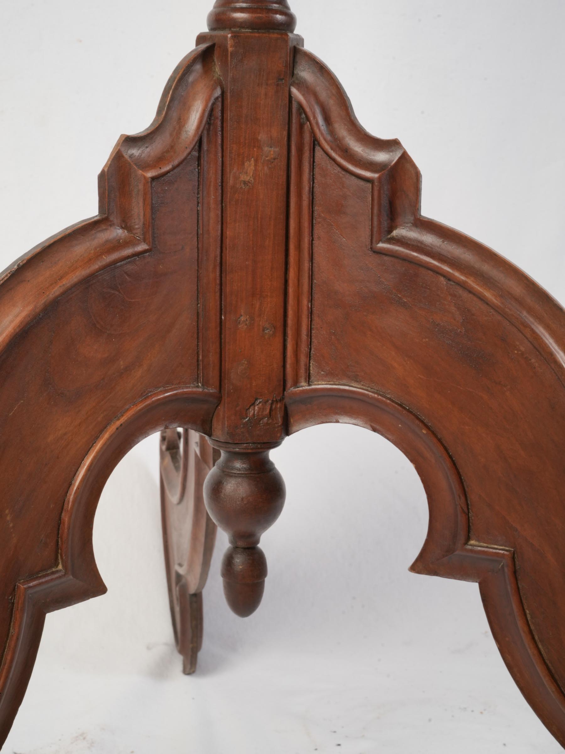Charming antique oak walnut stand