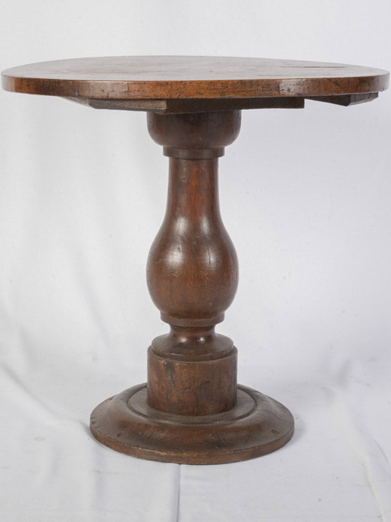 Deep chestnut table side antique