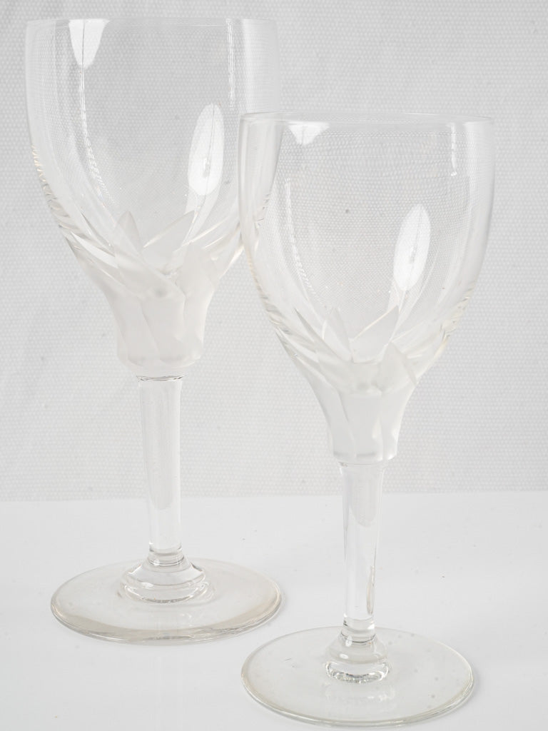 Sophisticated star-stemmed glassware