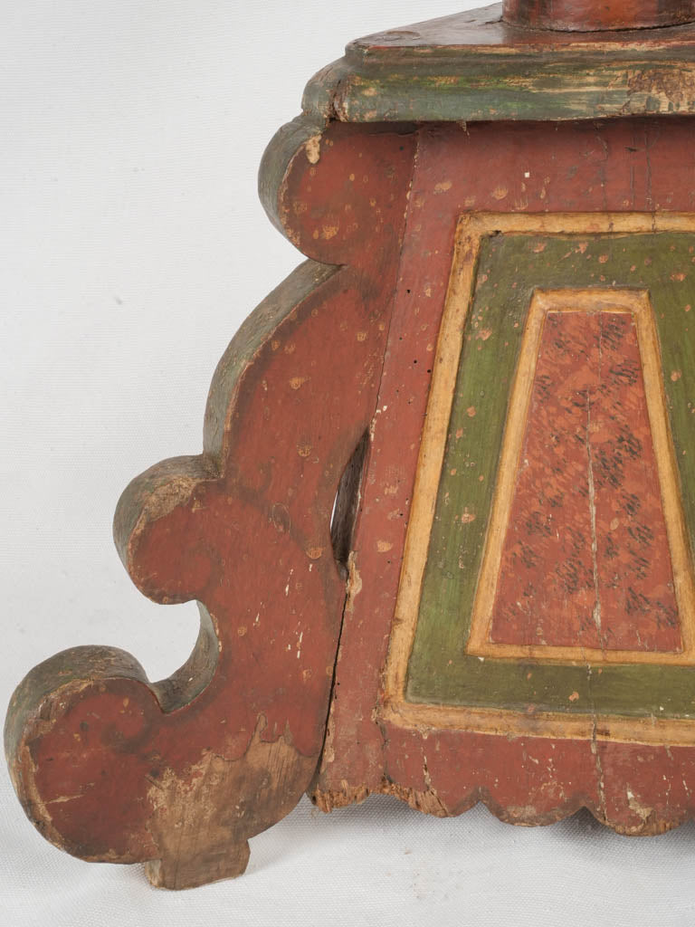 Textured historical Italian candlestick