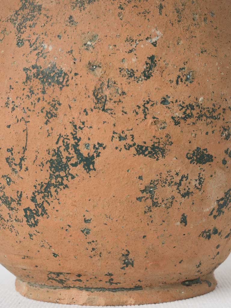 Handcrafted small terracotta container