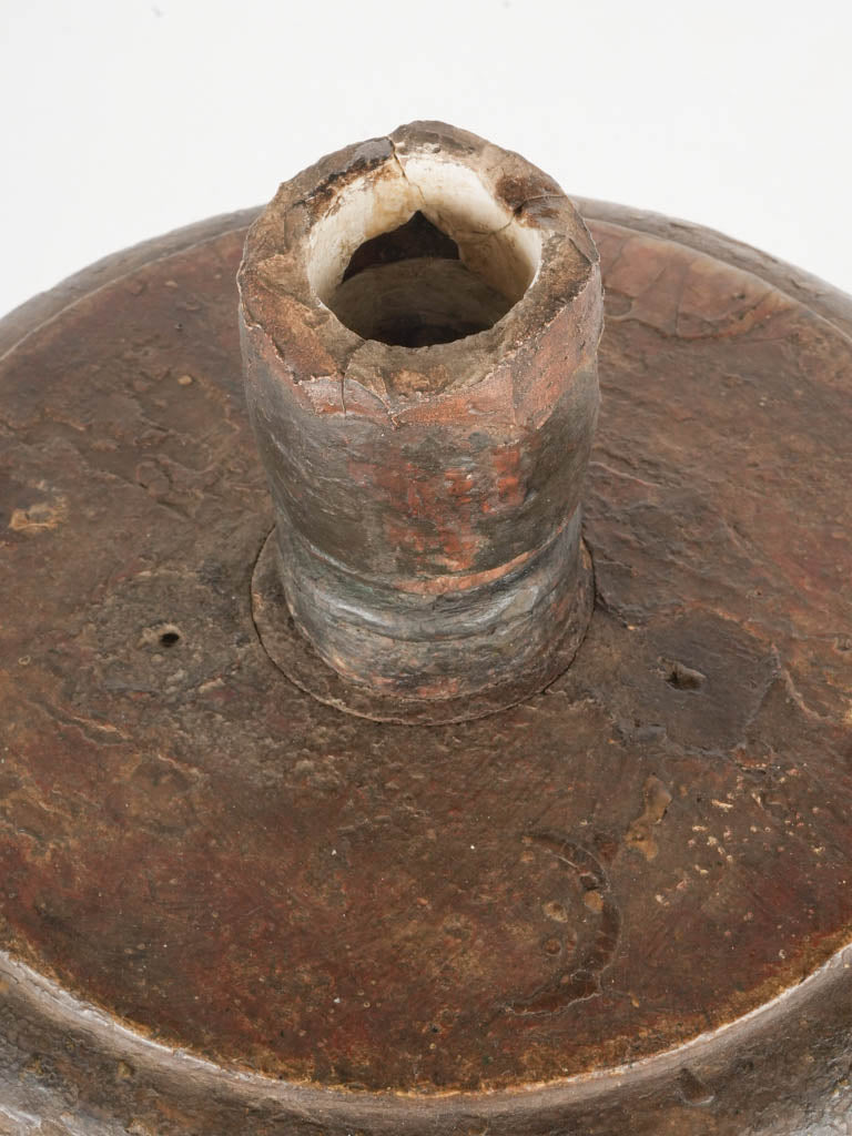 Aged Italian craftsmanship candlestick