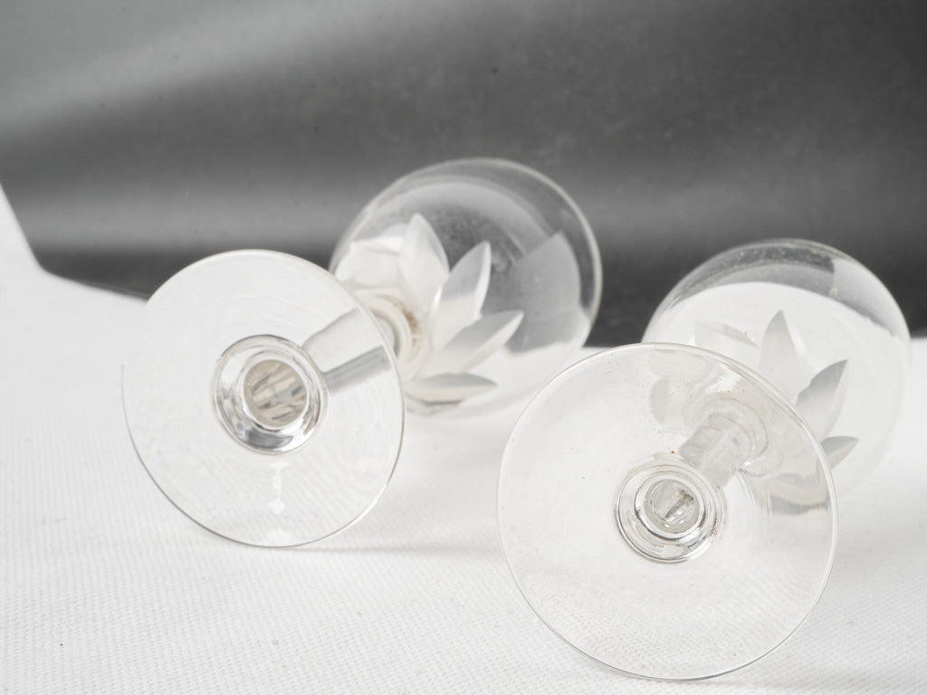 Enduring crystal barware ensemble