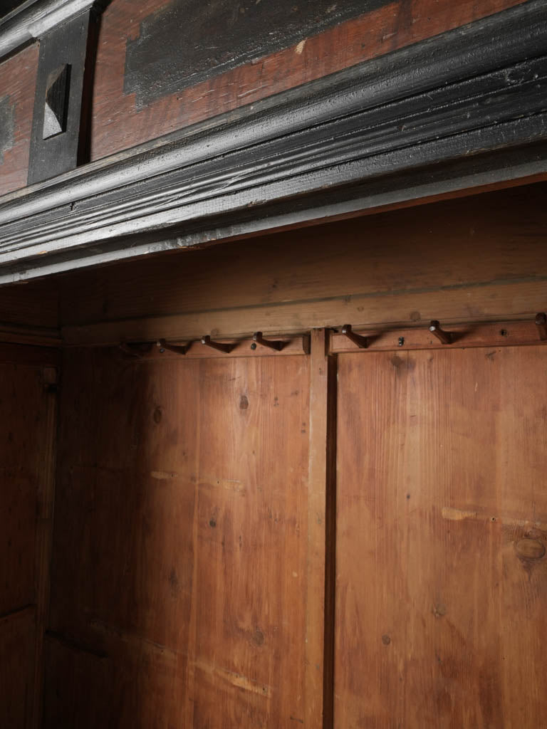 Storied historic lacquered wardrobe
