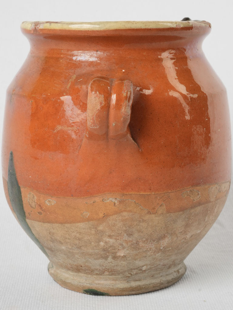 Charming marron-glazed confit jar