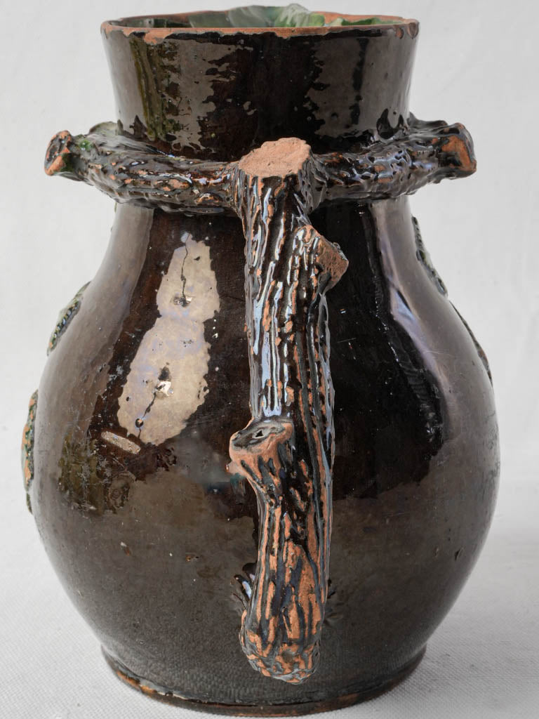 Glossy multicolored decorative jug