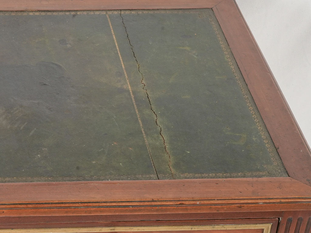 Antique leather patina classic desk