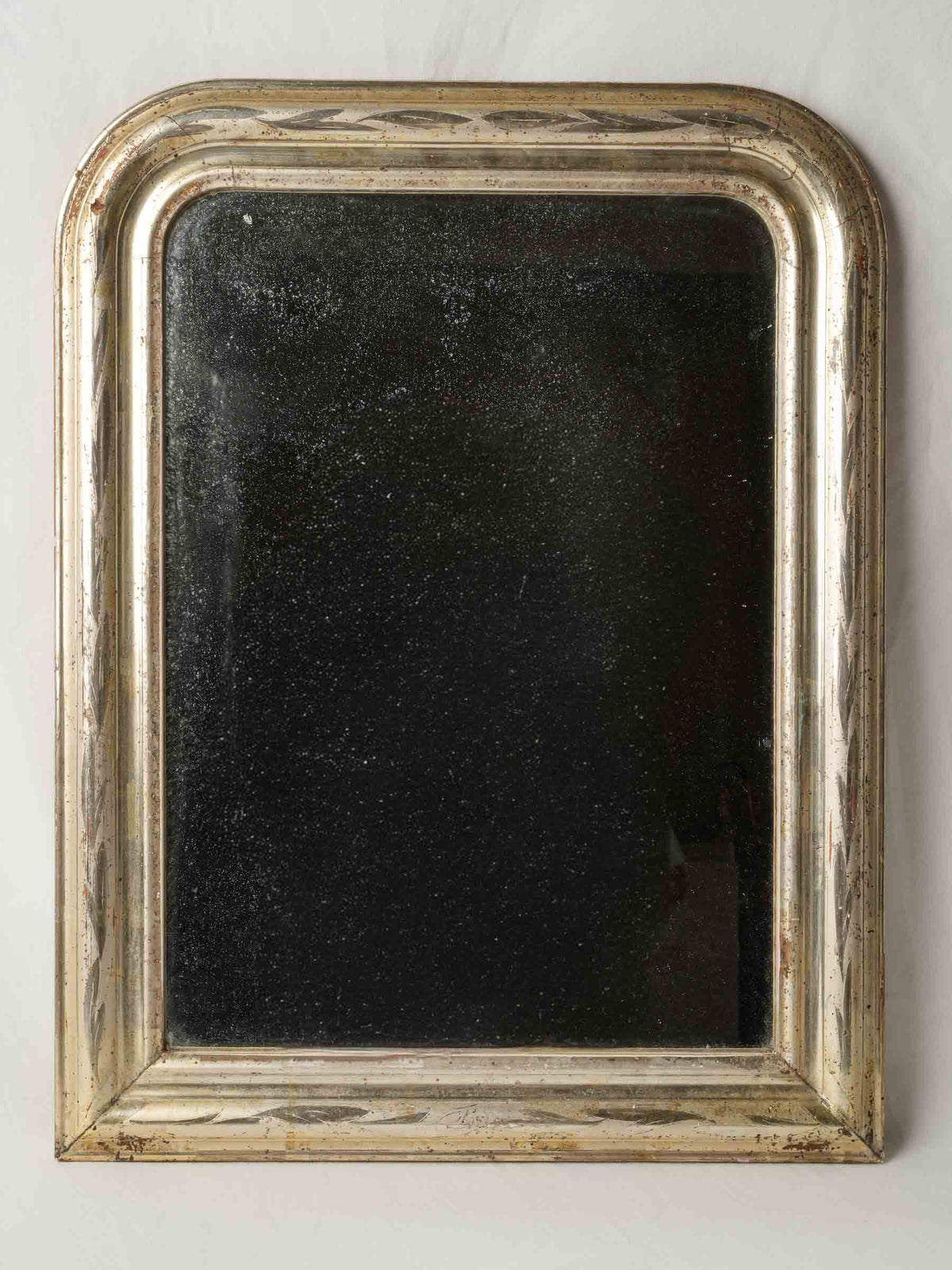 Mid-19th century mercury glass mirror