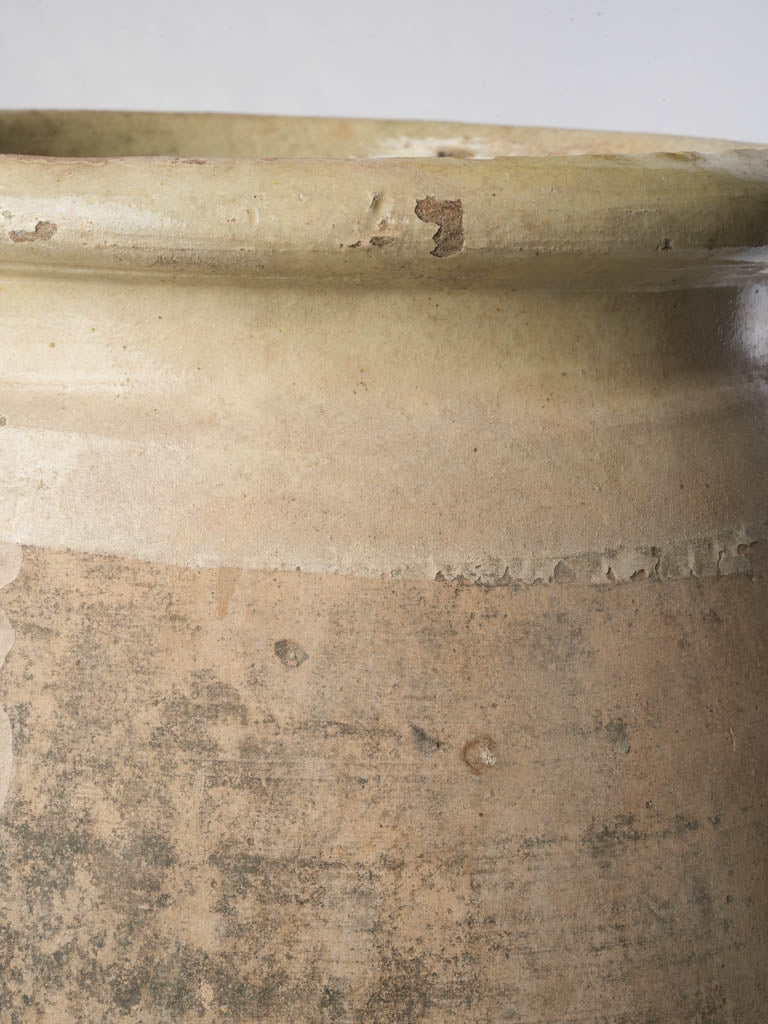 Textured rustic French jar