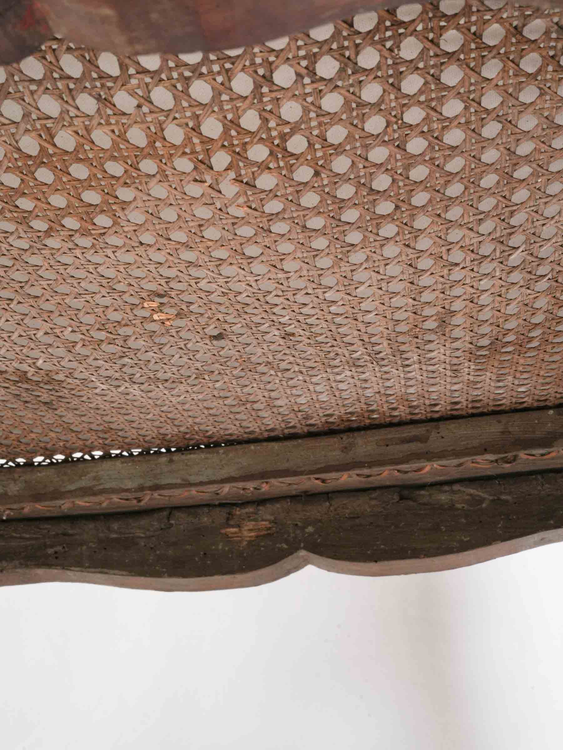 Near Pair of Early 18th Century Régence Caned Armchairs - 37¾" x 25½"