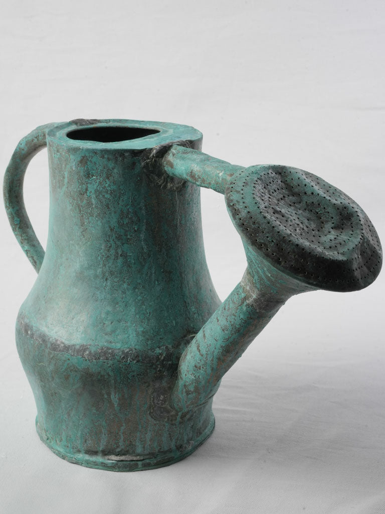 Vintage hand-forged copper can