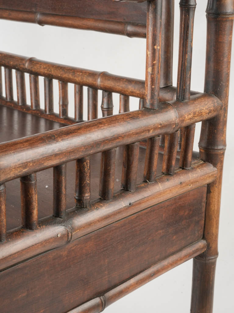 Decorative pagoda-style furniture piece