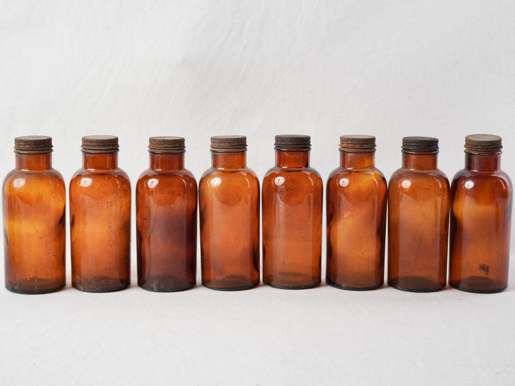 Decorative antique medicinal glass jar