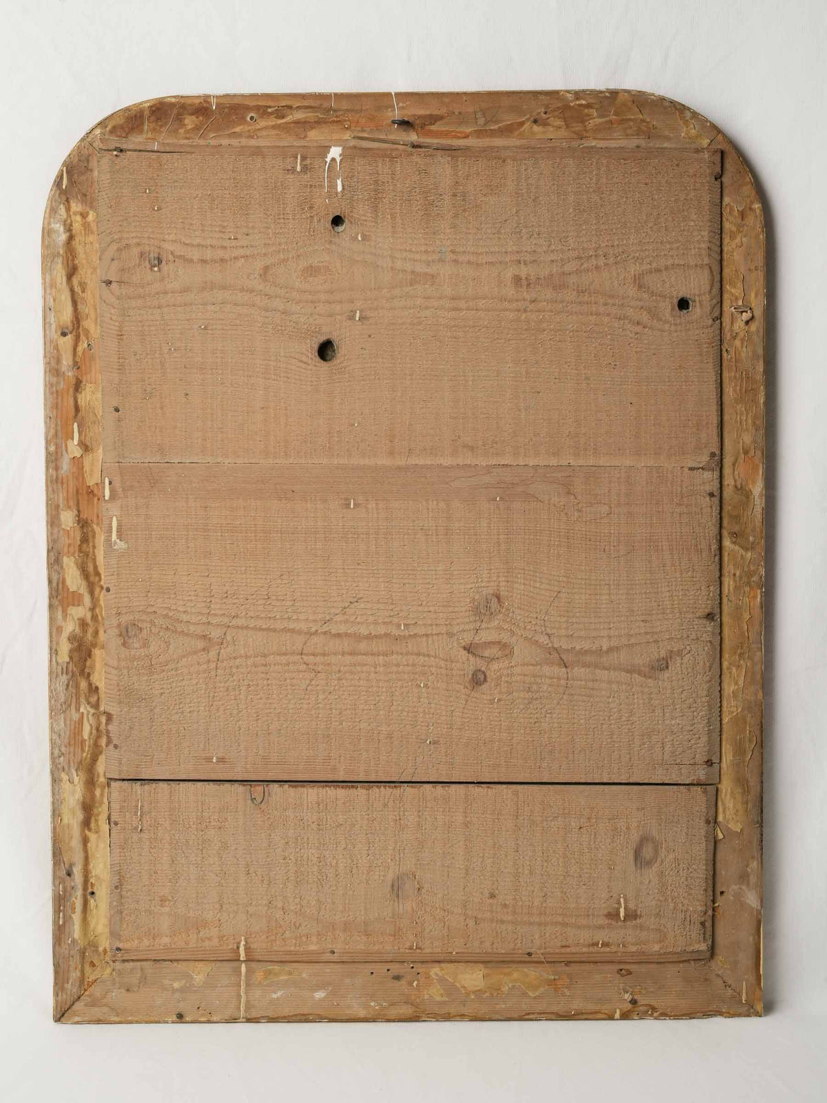 Rare silver-leaf finish mirror