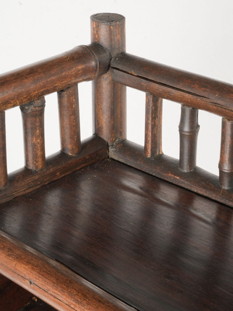 Gracefully aged pagoda-style table