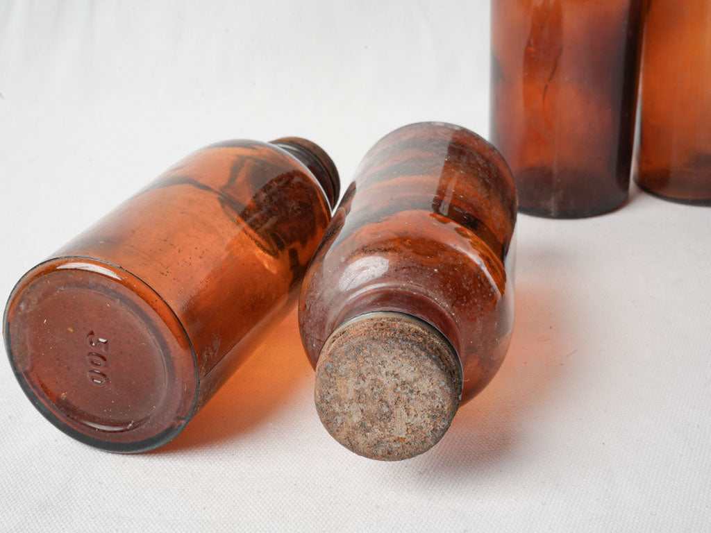 Collectible vintage apothecary bottle