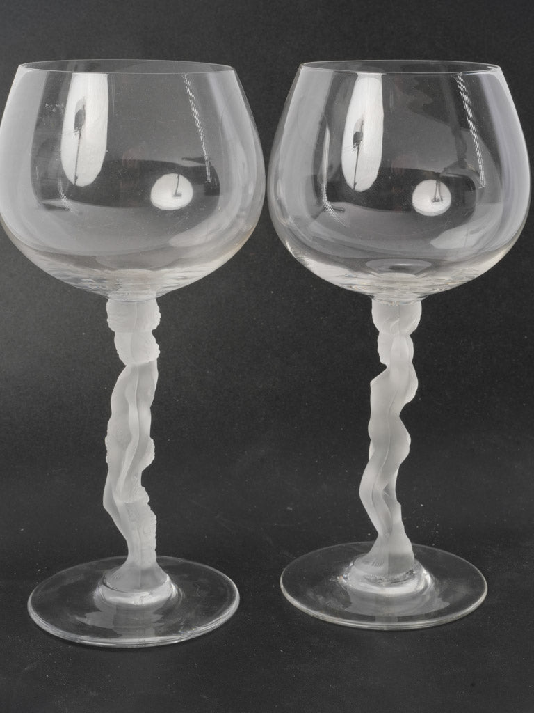 Bayel crystal brandy glasses