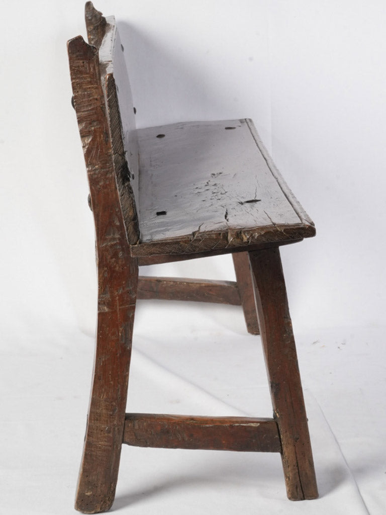 Small 17th Century Italian Walnut Bench - 55½"