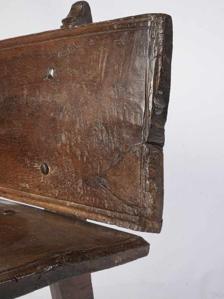 Small 17th Century Italian Walnut Bench - 55½"