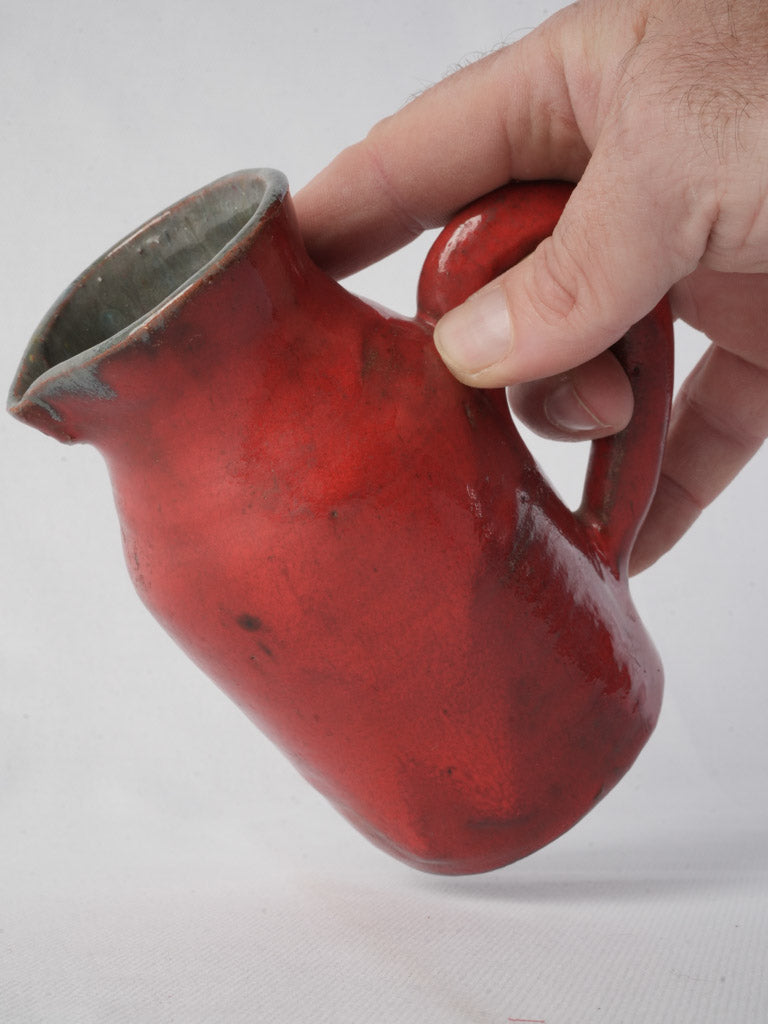 Handmade asymmetrical ceramic vase
