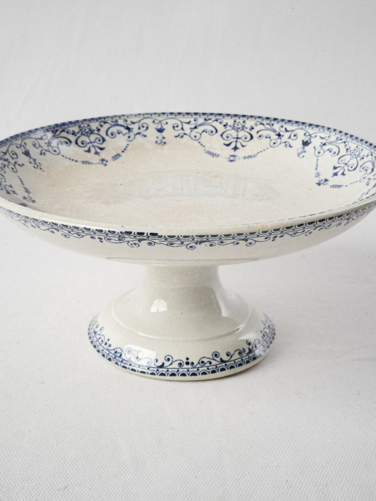 Refined ironstone centerpiece