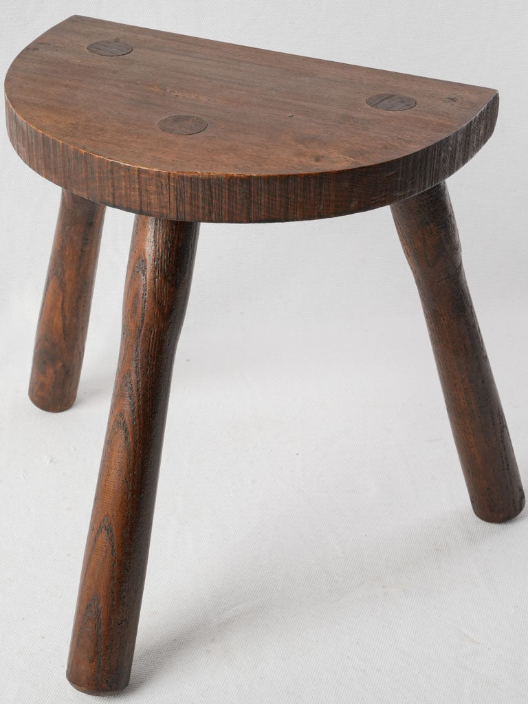 Warm-toned handcrafted furniture piece