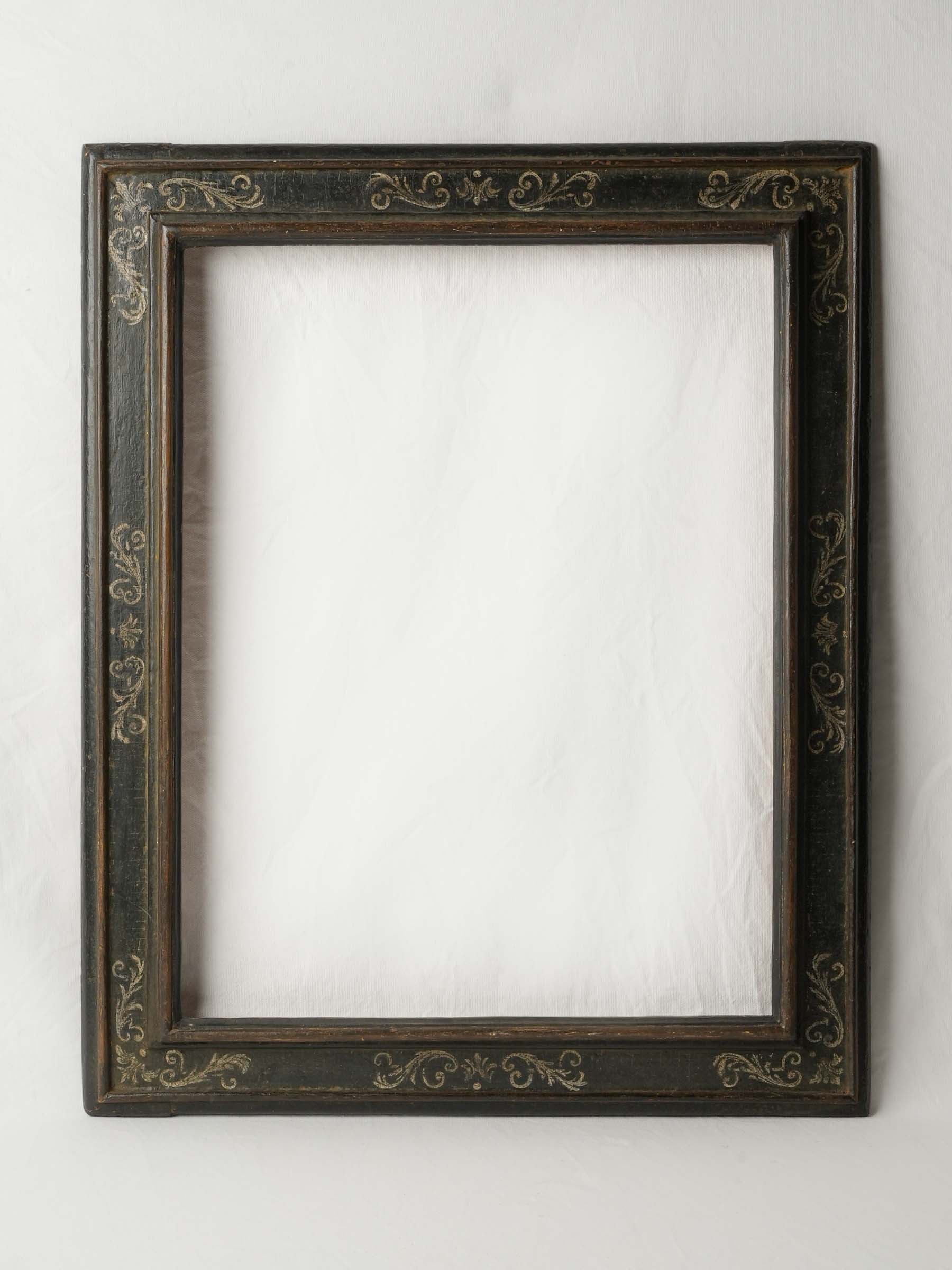 Large Antique Italian Cassetta Frame w/ Attractive Patina, circa 1700 - 33¾" x 27½"