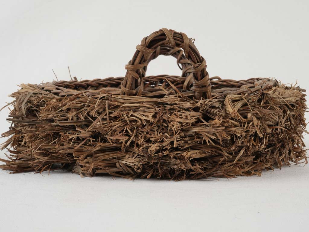 Timeless vintage wicker bird nest