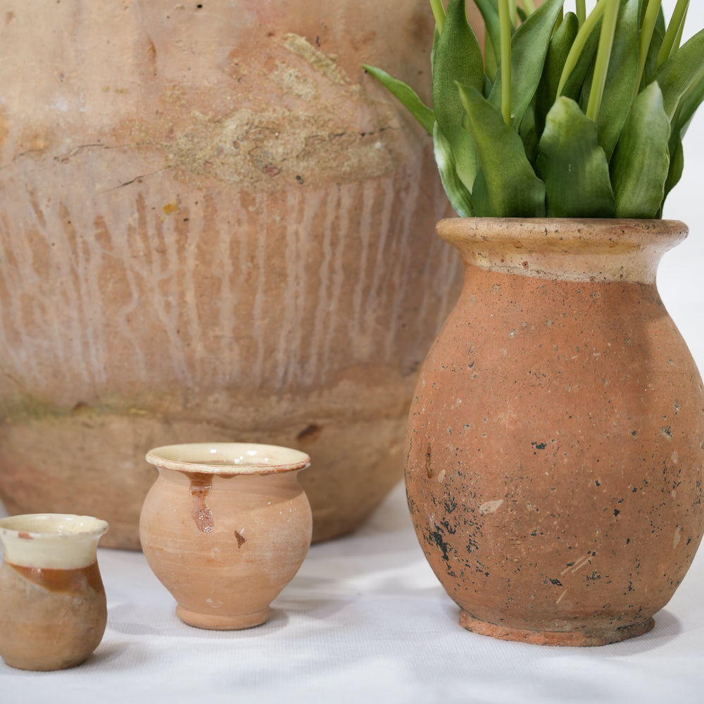 Vintage Biot style terracotta pot