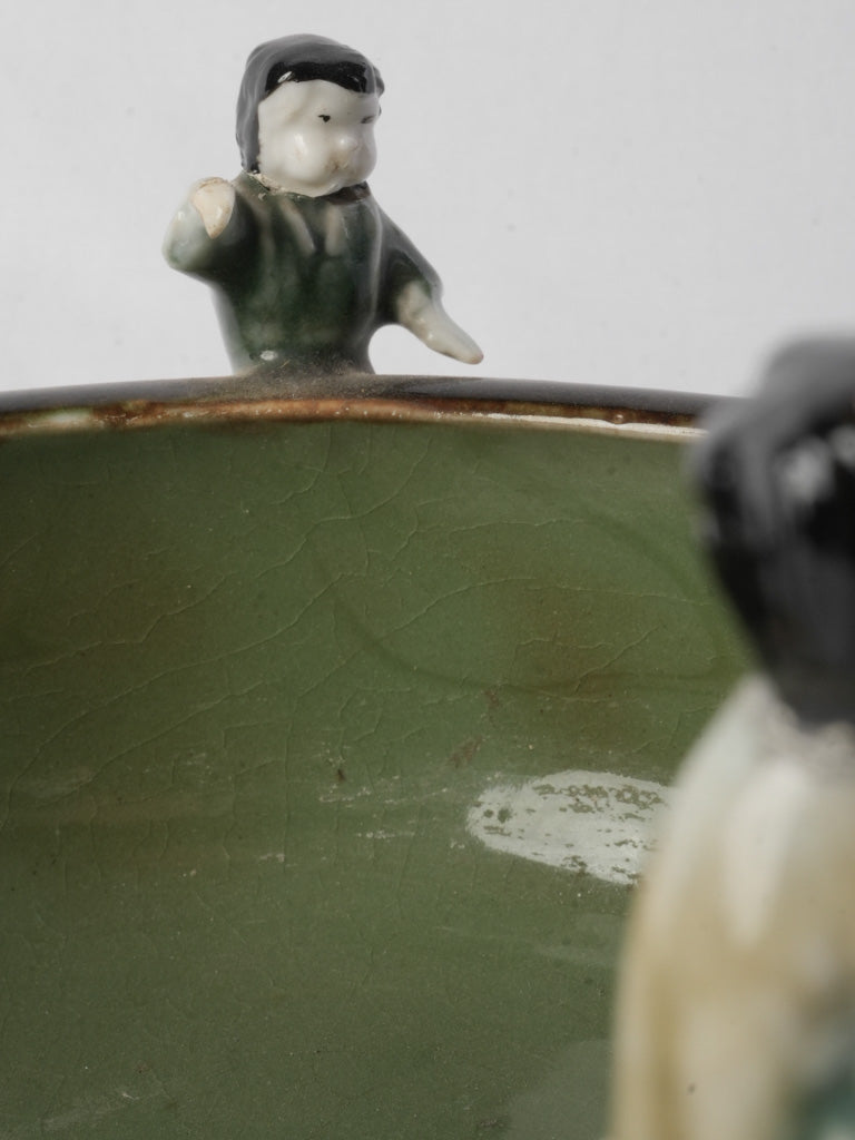 Decorative folk art inspired bowl