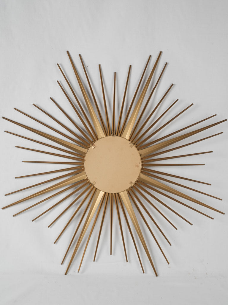 Old rope framed sunburst wall mirror