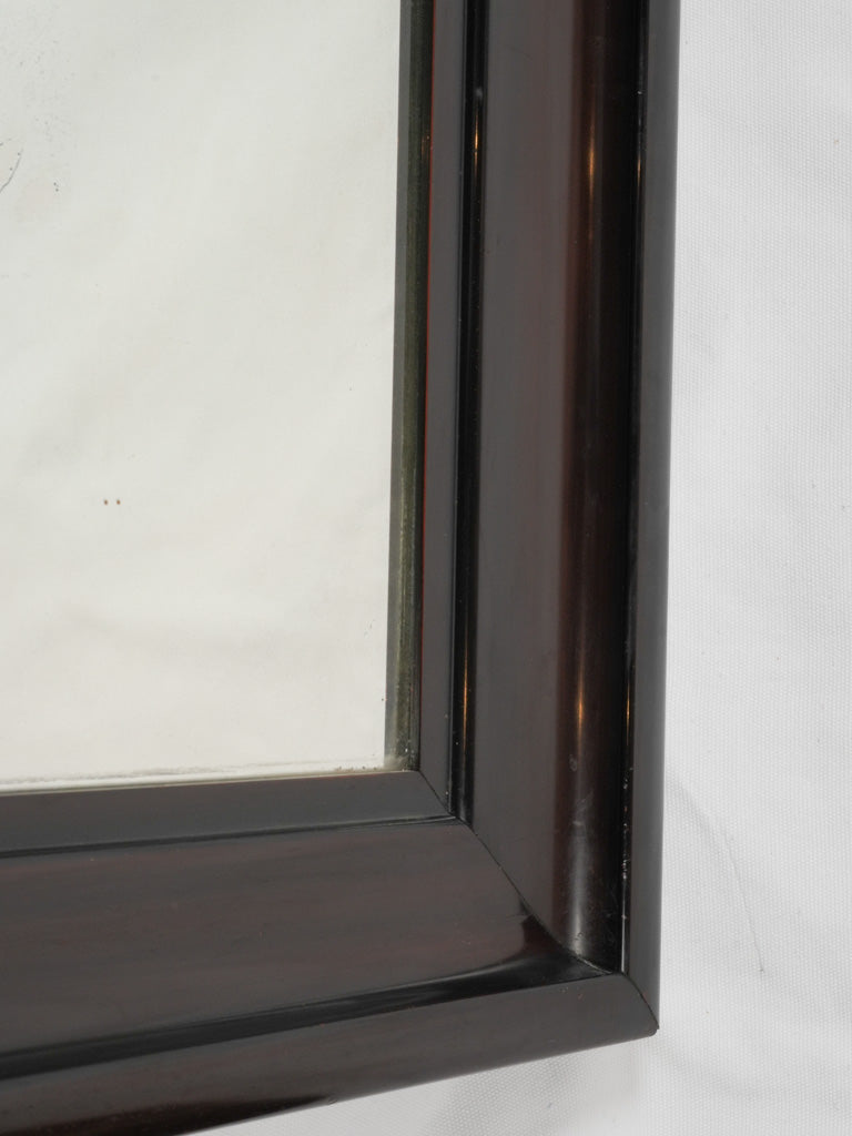 Mirror with black lacquer