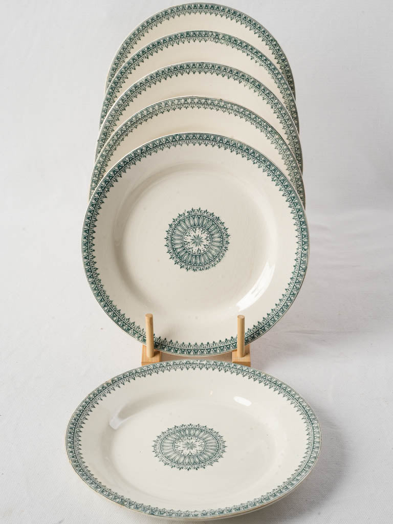 Antique Creil Montereau ironstone plates