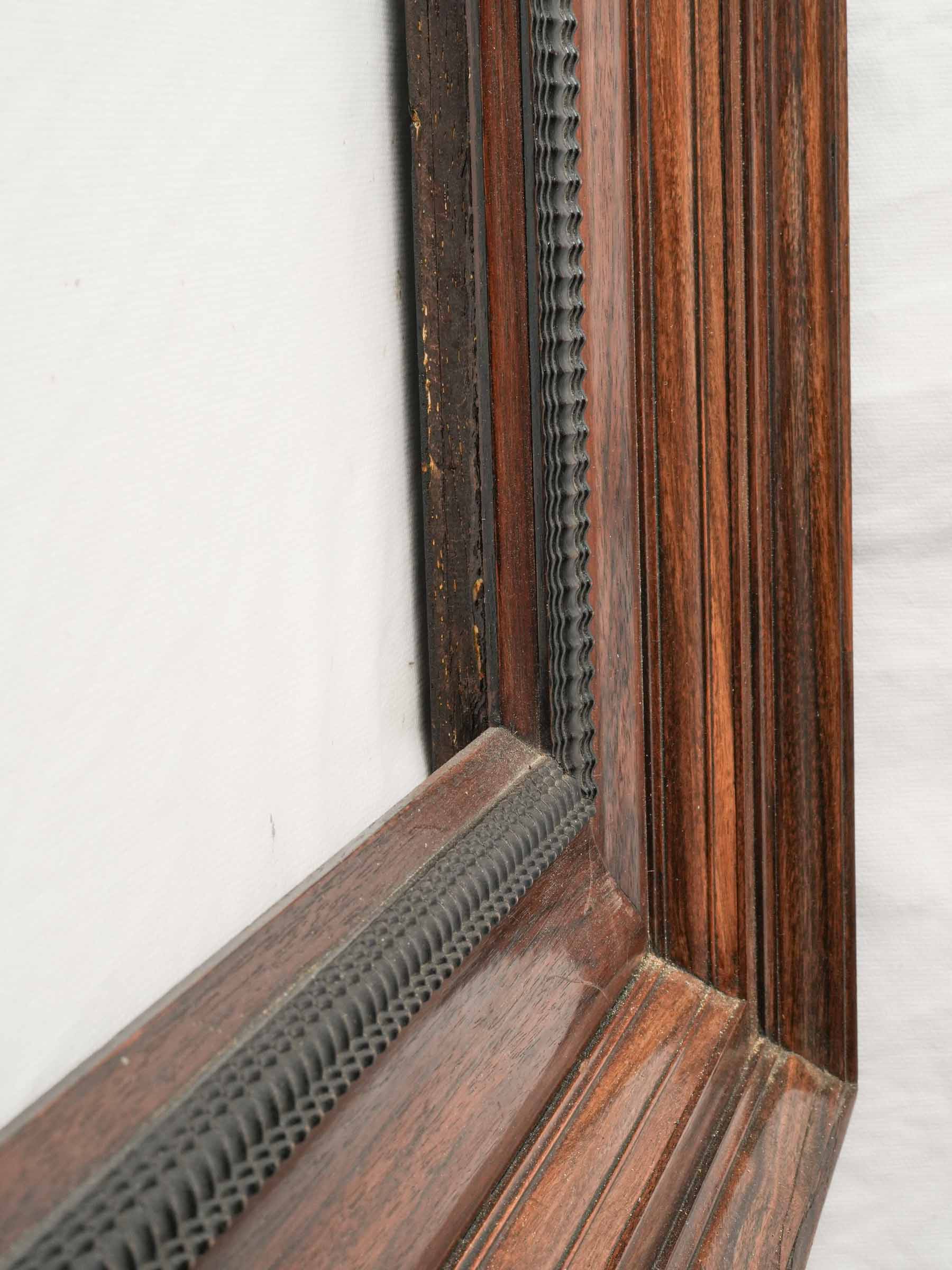 Very Large Italian Art Deco Rosewood Frame c.1930 - 42½" x 35¾"